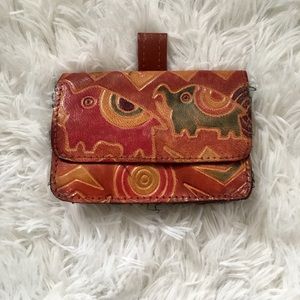 Boho elephant coin purse